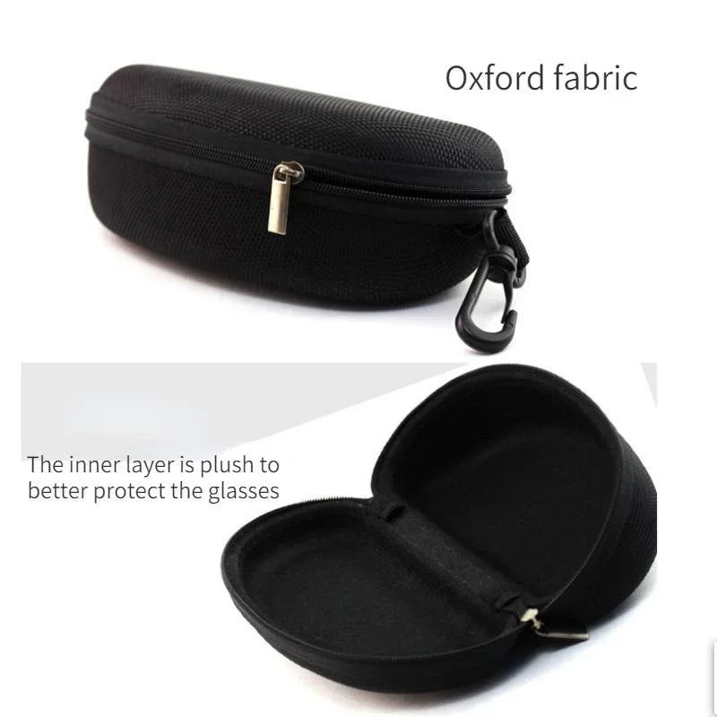 Portable Hard Zipper Sunglasses & Eyeglass Case – Travel Eyeglass Case Babs