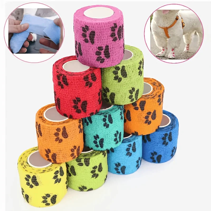 20-Pack Pet Elastic Bandages for Dog & Cat Ankle Support Pet Elastic Bandage Babs