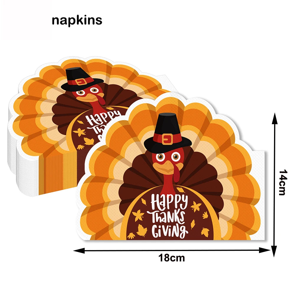 Maple Leaf Disposable Napkins – Fall Party Cocktail Napkins Disposable Party Napkins Babs C 40pcs