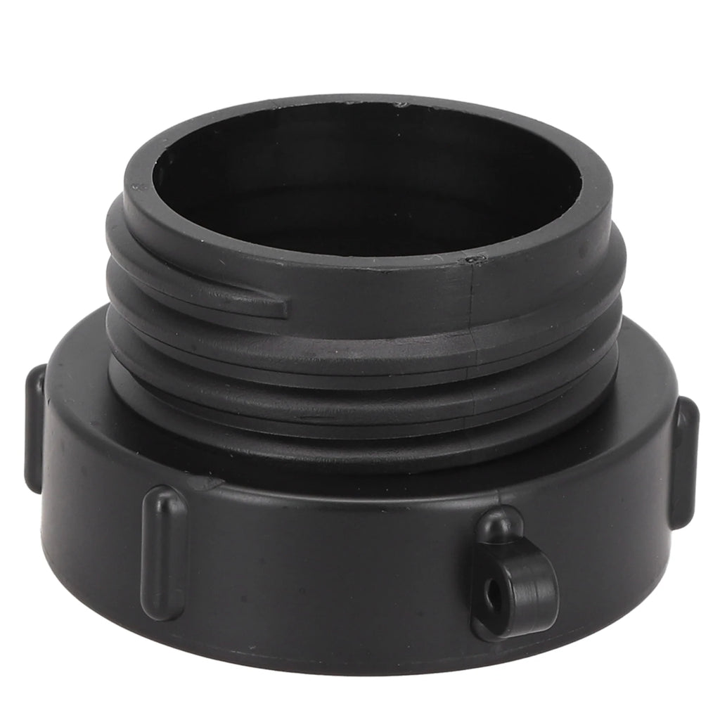 IBC Tank Adapter S60x6 – 2" BSP Fine to Coarse Thread Fitting Tank Pipe Adapter Babs black