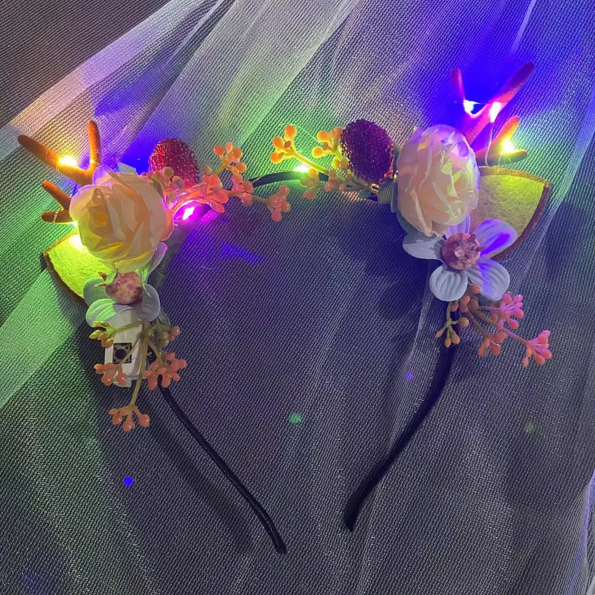 10-Pack LED Reindeer Antler Headbands – Christmas Glow Party LED Party Headbands Babs 8