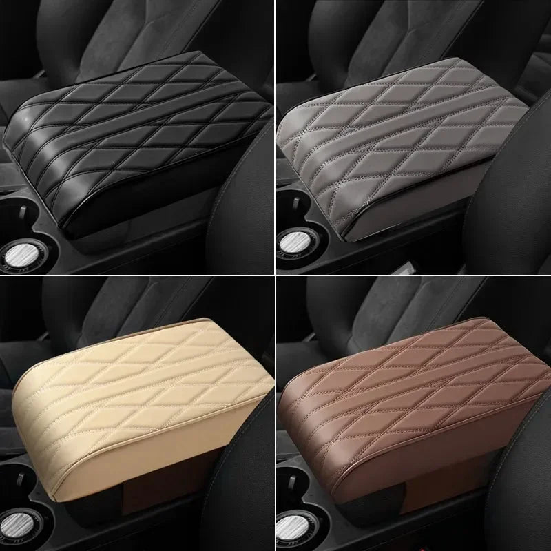 PU Leather Car Armrest Cushion – Memory Foam Console Pad Car Armrest Pad Babs