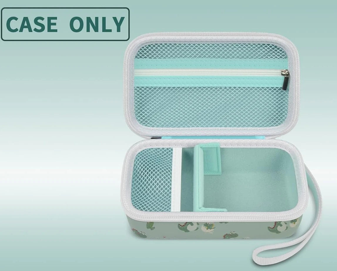 Kids Instant Print Camera Carrying Case – Fits Most Brands Camera Carrying Case Babs Light green