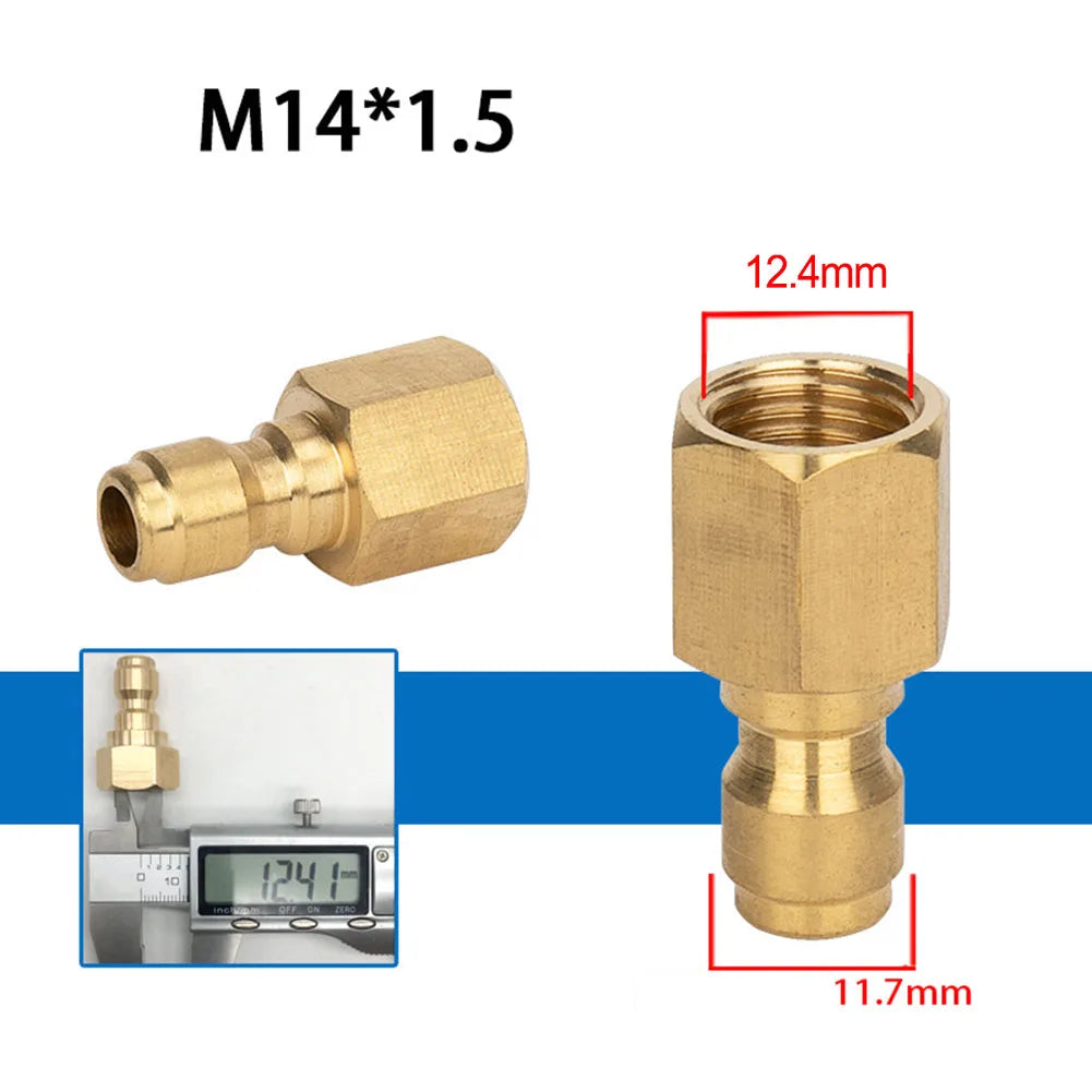 1/4" Quick Release Pressure Washer Connector Coupler Fitting Hose Coupler Fitting Babs 3