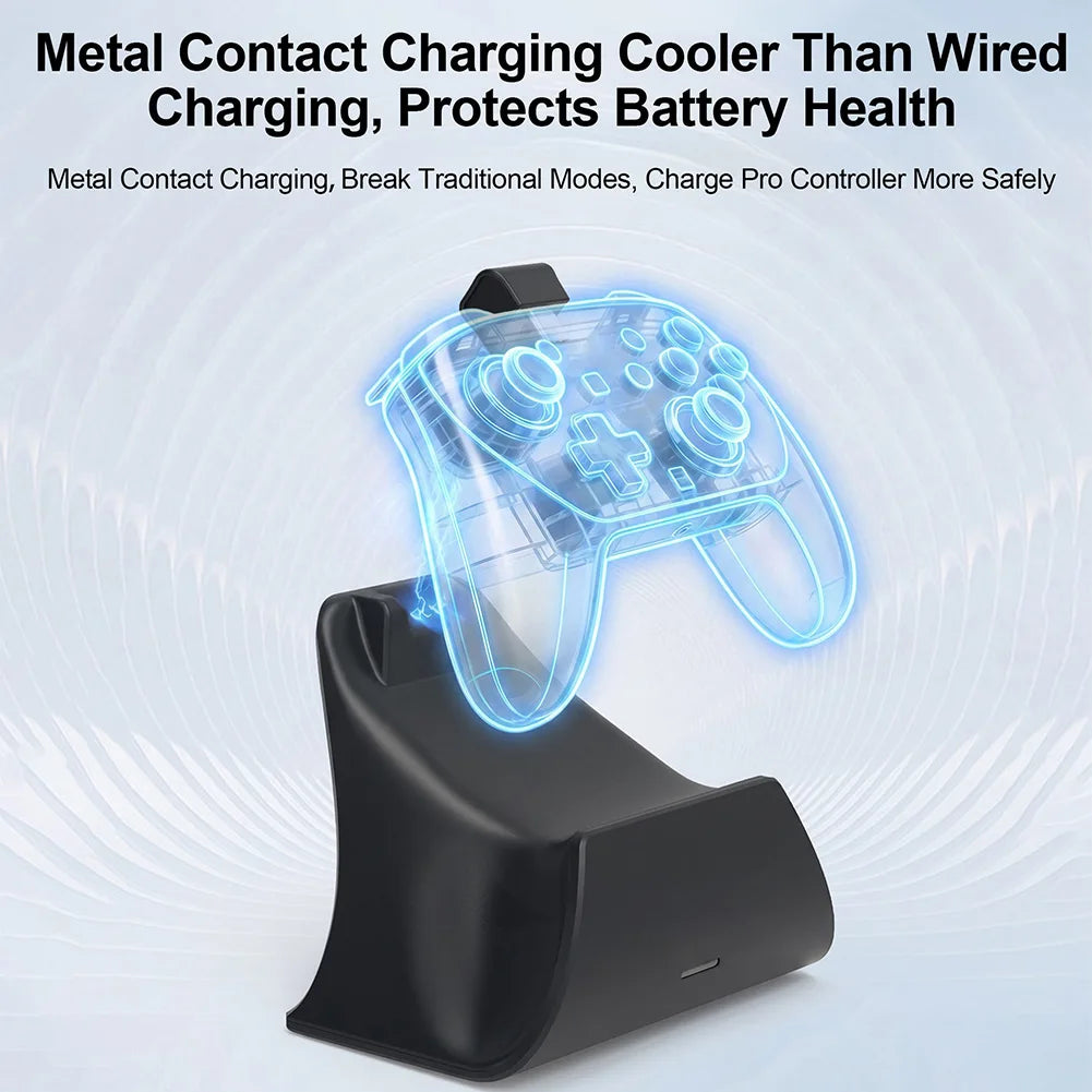 Nintendo Switch Pro Controller Dual Charging Dock with LED Controller Charging Dock Babs