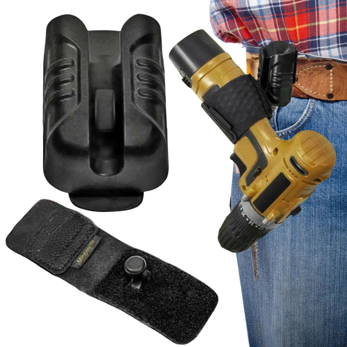 Multi-Function Waist Tool Holster Belt Clip for Drill & Wrench Tool Belt Holster Babs