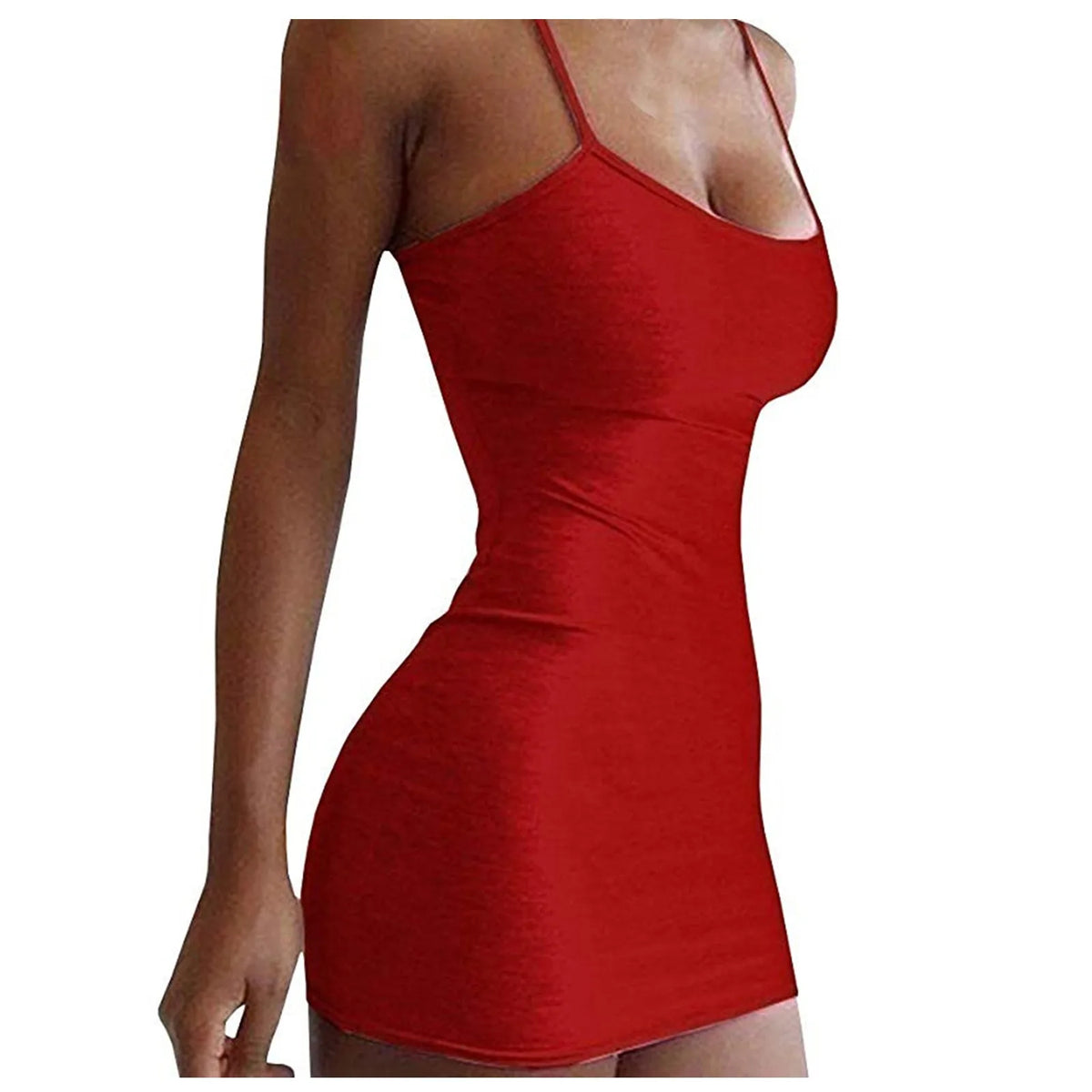 Women's Spaghetti Strap Nightgown Sleeveless V-Neck Sleepwear Women's Nightgown Babs