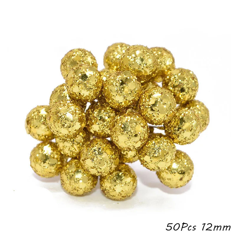 Gold Artificial Cherry Stamen Berries – Wedding & Xmas Décor Artificial Floral Decor Babs F