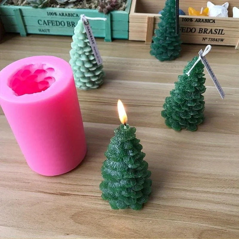 Christmas Tree Silicone Mold – DIY Candle, Soap & Plaster Silicone Craft Mold Babs