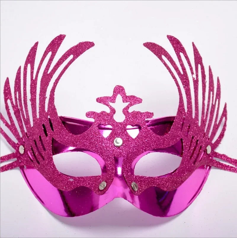 12pc Venetian Peacock Masquerade Eye Masks | Party Set Masquerade Eye Masks Babs