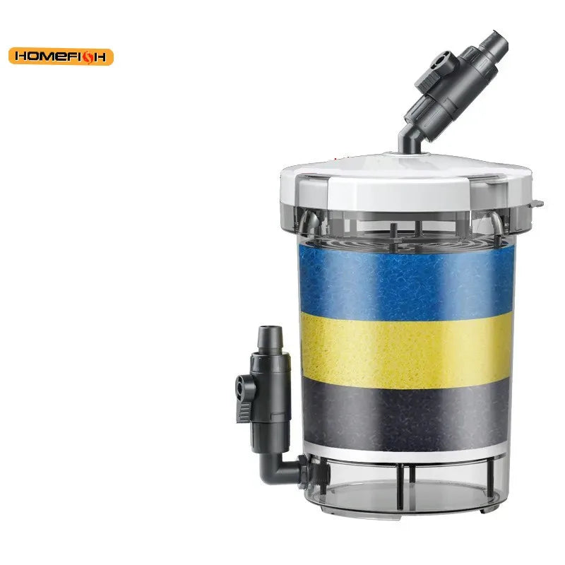 Aquarium Canister Filter 604 Set – Sponge & Cartridge 4-Piece Aquarium Canister Filter Babs EW-604