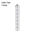Aluminum Alloy Waterproof Pill Box with Keychain | 7-Day Pill Organizer Babs Silver