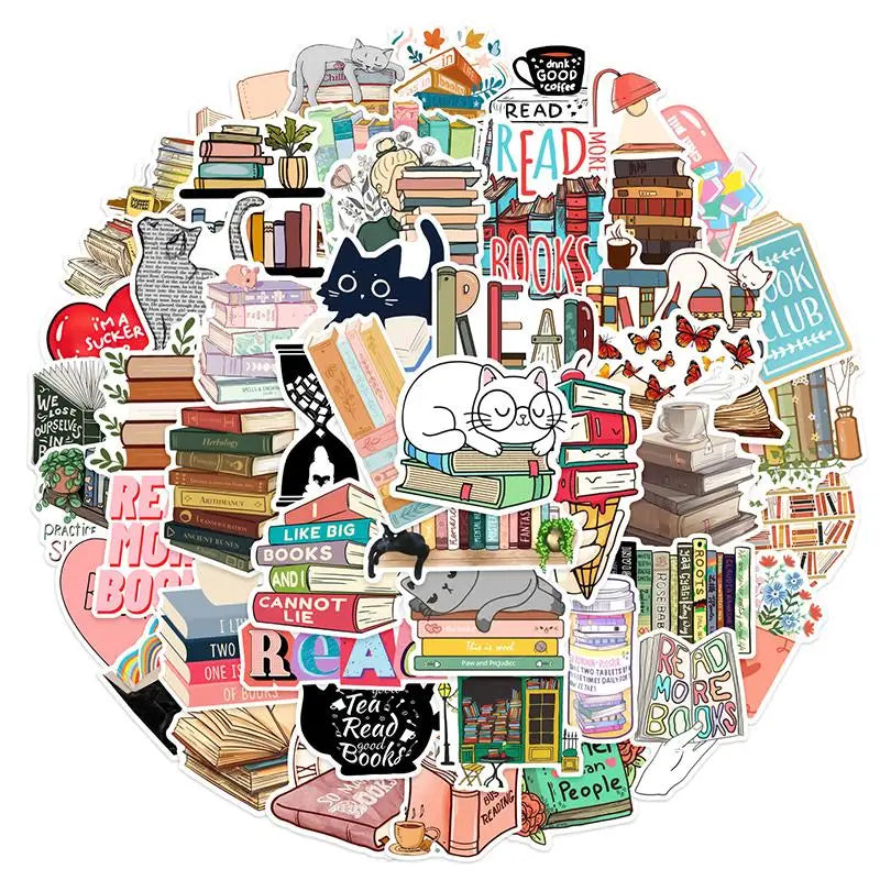 50PCS Aesthetic DIY Stickers for Scrapbook, Laptop & Diary Decorative Sticker Pack Babs