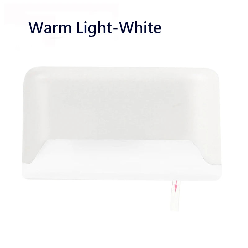 Solar Fence Lights Outdoor Waterproof LED Garden Step Lamps Solar Outdoor Light Babs Warm Light-White 12PCS