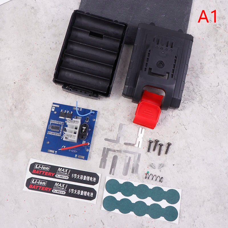 21V 18650 Li-ion Battery Case Pack Kit – 5/10 Cell Shell Battery Case Kit Babs A1