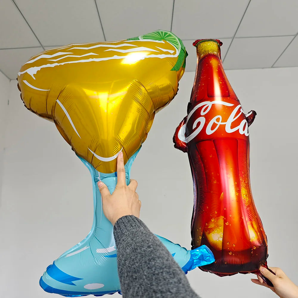 Coke Bottle Foil Balloon 76cm – Pool & Birthday Party Decor Party Foil Balloon Babs