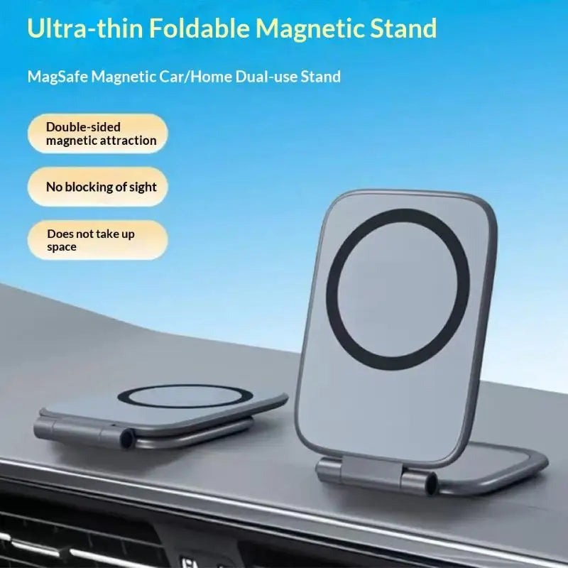 Magnetic Car Phone Holder – Foldable Anti-Shake 270° Stand Car Phone Mount Babs