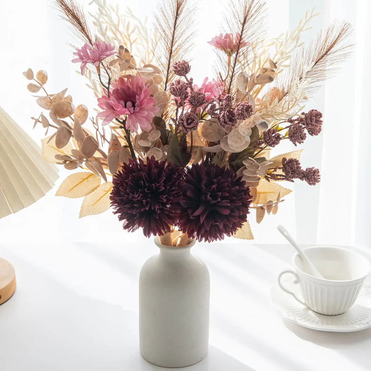 Silk Artificial Flower Bouquet for Wedding & Home Decor Artificial Flower Bouquet Babs