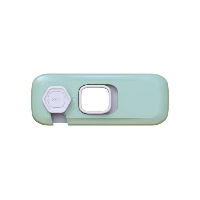 Refrigerator & Cabinet Door Safety Lock – Child Proof Clip Cabinet Safety Lock Babs green