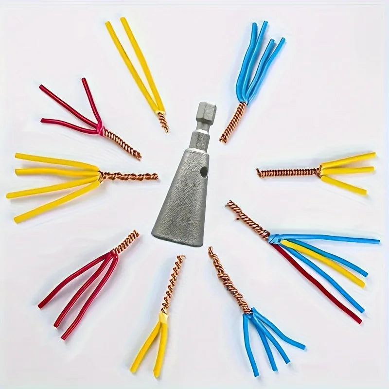 3-Piece Wire Twisting Tool Set – 2.5/4/6mm Drill Attachment Wire Twisting Tool Babs