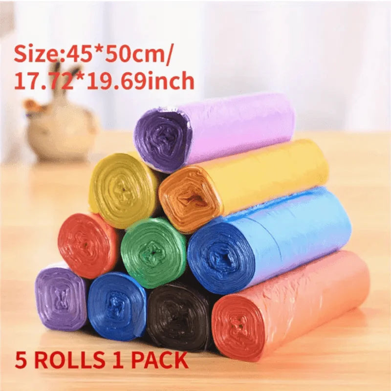 300 Disposable Trash Bags 5 Rolls 8L – Home, Kitchen & Office Disposable Trash Bags Babs