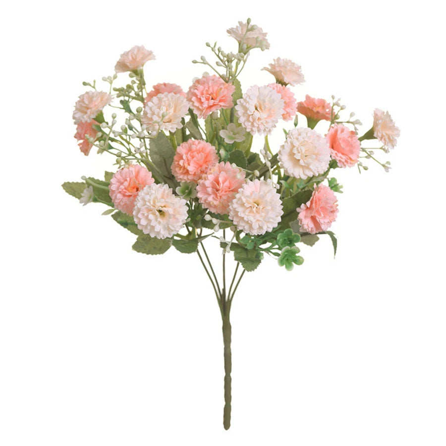 Silk Hydrangea Artificial Flowers for Wedding & Home Décor Artificial Flowers Babs pink 1 pc