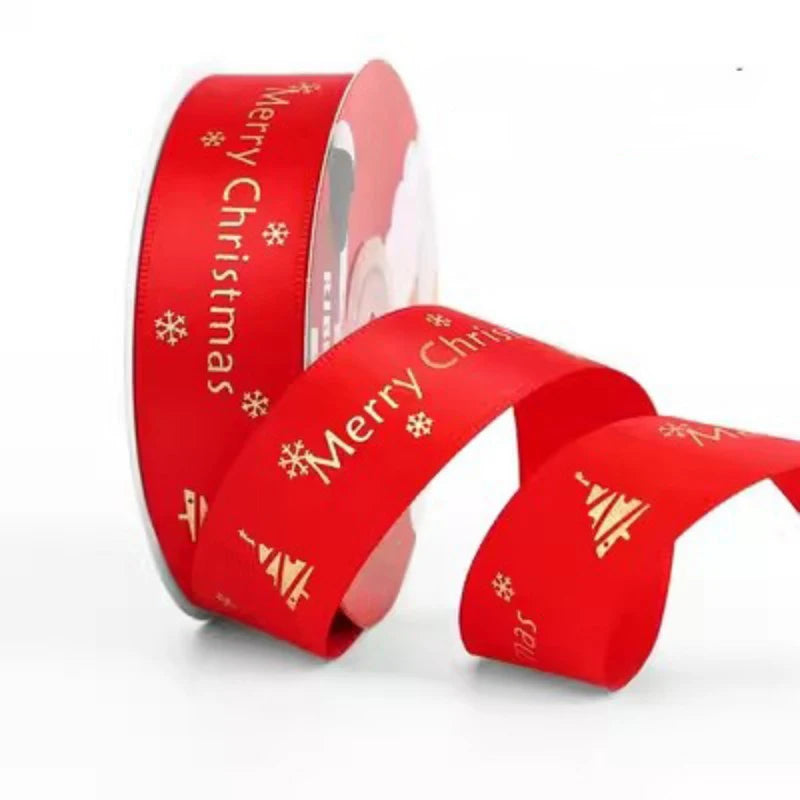 5m Christmas Ribbon for Tree, Gift Wrap & DIY Decorations Christmas Ribbon Babs 5m 11 5M