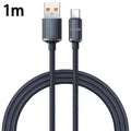 120W USB-C Fast Charging Cable 90° Elbow – 6A Nylon Braided USB-C Charging Cable Babs A5