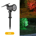 RTONTR Solar Spotlight Outdoor Waterproof Dimmable Garden Light Solar Garden Spotlight Babs RGB 2pcs