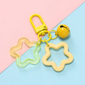 Hollow Star Charm Keychain with Bell & Acrylic Beads Charm Keychain Babs Y