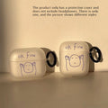 Minimalist Funny AirPods Silicone Case – Cute Cartoon Cover Earphone Case Cover Babs AirPods