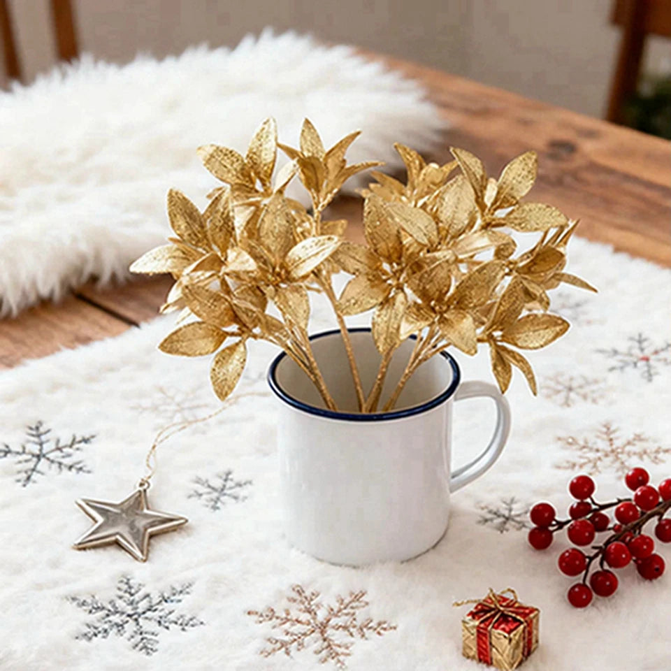 Artificial Golden Pine Flowers – Home, Wedding & Garden Décor Artificial Flowers Babs