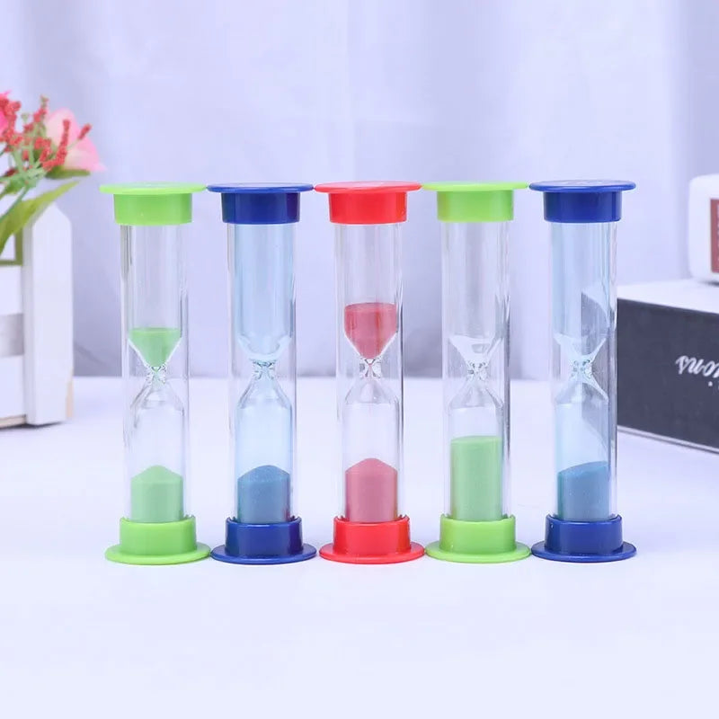 6-Pack 2-Minute Kids Tooth Brushing Sand Hourglass Timer Brushing Timer Babs