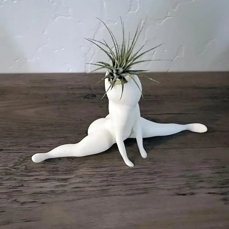 Big Booty Ghost Planter – Funny Succulent & Air Plant Pot Novelty Planter Pot Babs