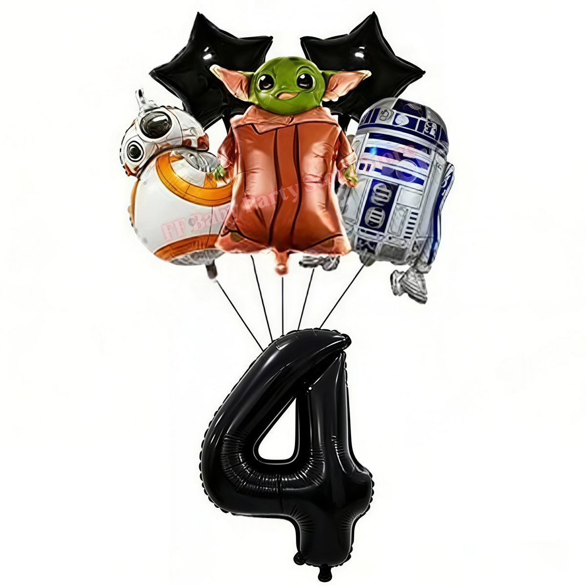 Robot Birthday Party Decorations Set – Balloons, Plates & More Party Decoration Set Babs Balloons set-4 others