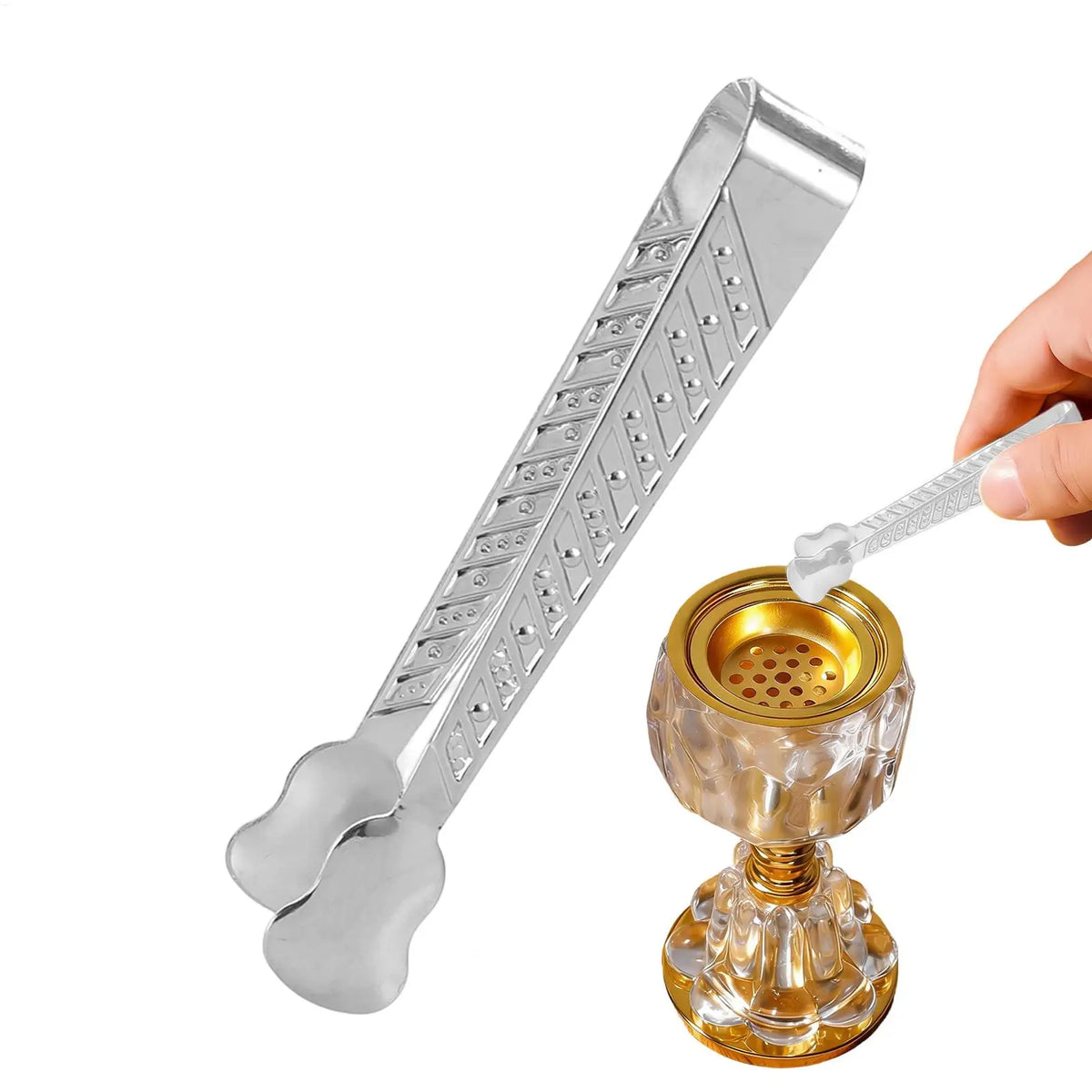 Stainless Steel Incense Tongs – Non-Slip Multifunction Clamp Incense Tongs Babs