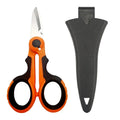 Stainless Steel Serrated Scissors – Fishing Line & Wire Cutter Multifunctional Scissors Babs Red