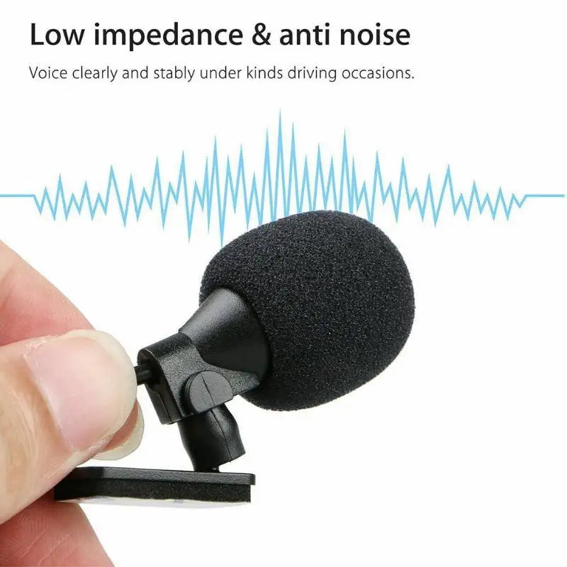 Bluetooth Car Mic 2.5mm & 3.5mm – GPS DVD Radio Microphone Car Microphone Babs