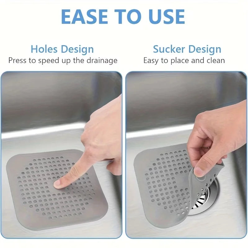 Sink & Bathtub Drain Cover – Anti-Clog Debris Catcher Filter Drain Cover Filter Babs