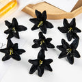 Artificial Silk Lily Flower Heads 10/20pcs – Wedding & DIY Decor Artificial Silk Flowers Babs black 20 pcs