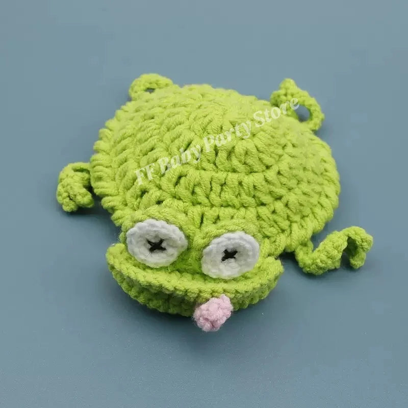 Handwoven Animal Crochet Cup Coasters – Kawaii 3D Desk Decor Crochet Cup Coaster Babs E