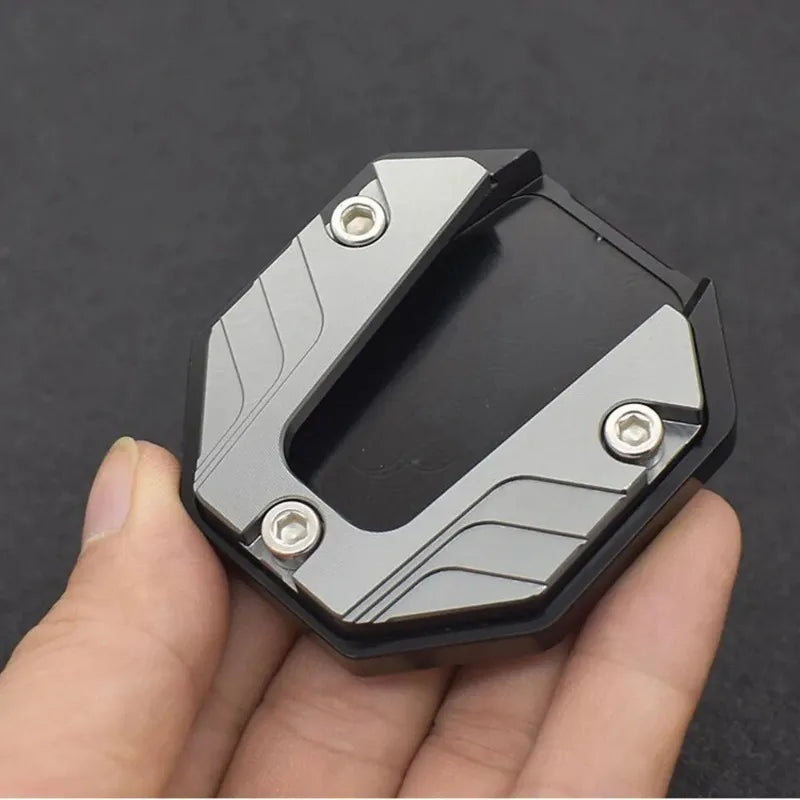 Aluminum Alloy Motorcycle Kickstand Extender Foot Pad Kickstand Extender Pad Babs