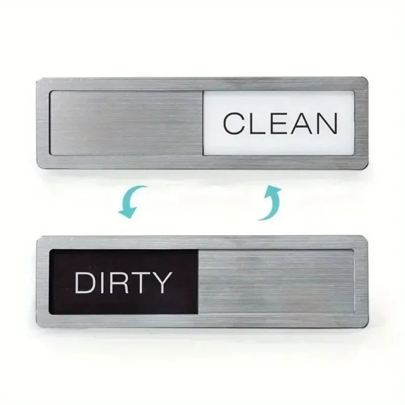 Dishwasher Clean Dirty Magnet Sign | Kitchen Fridge Organizer Fridge Magnet Sign Babs