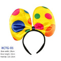 10pcs Clown Top Hat Headbands – Halloween Carnival Costume Props Costume Headband Babs headband