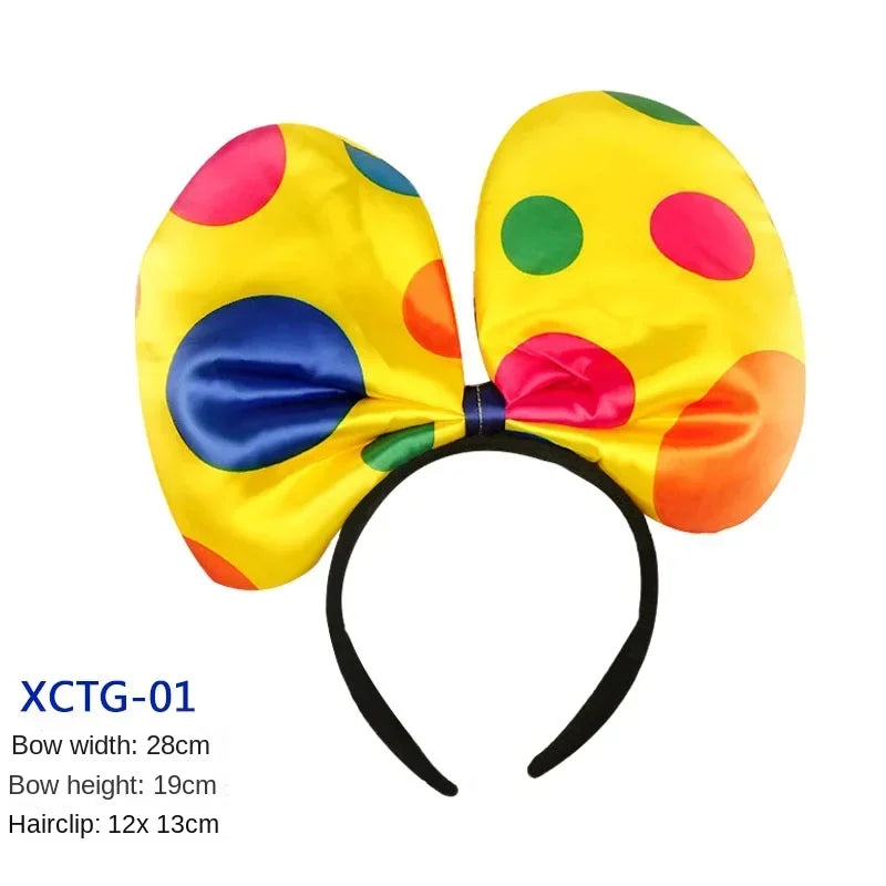 10pcs Clown Top Hat Headbands | Halloween Carnival Costume Props Costume Headband Babs headband