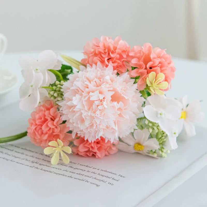 Silk Lilac Chrysanthemum Artificial Flowers – Wedding & Home Décor Artificial Silk Flowers Babs Pink 3 pcs