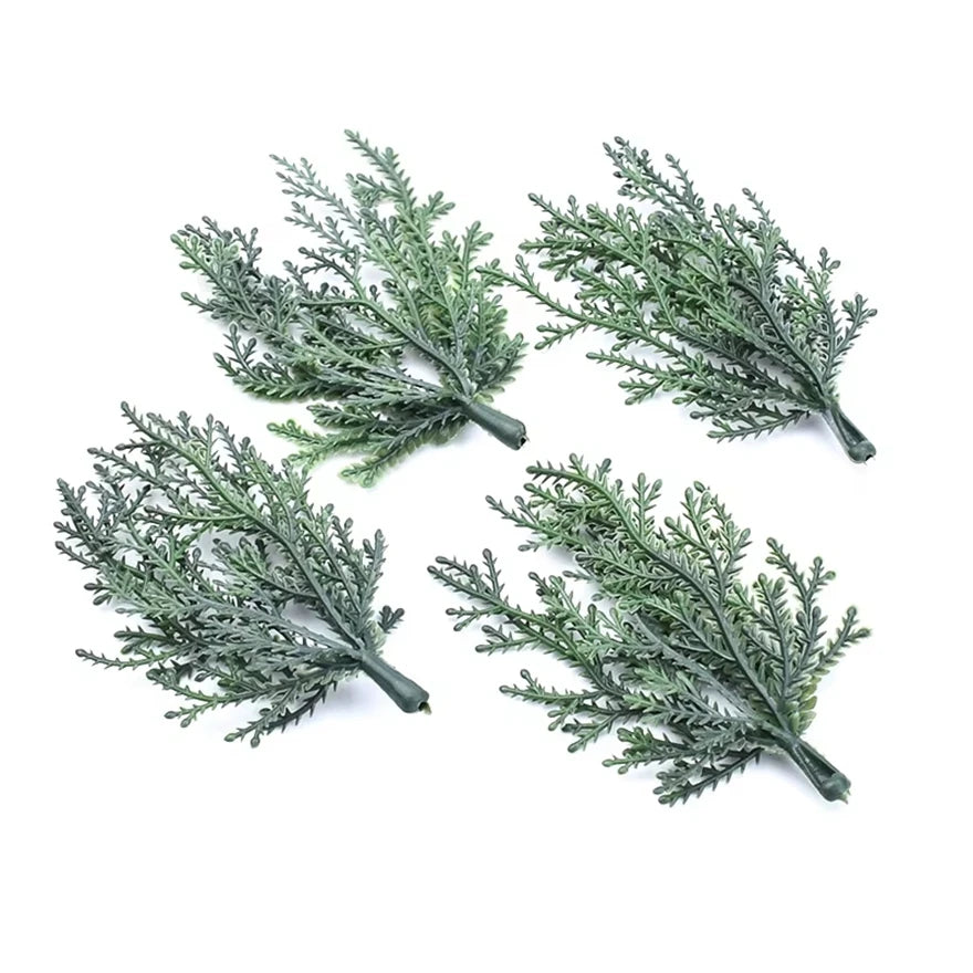 50/100 Pcs Artificial Grass Plants for Wreaths, Crafts & Wedding Decor Artificial Plant Picks Babs