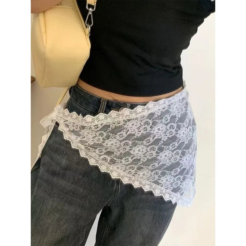 Lace Mesh Hair Scarf & Waistband for Women | All Seasons Lace Hair Accessory Babs