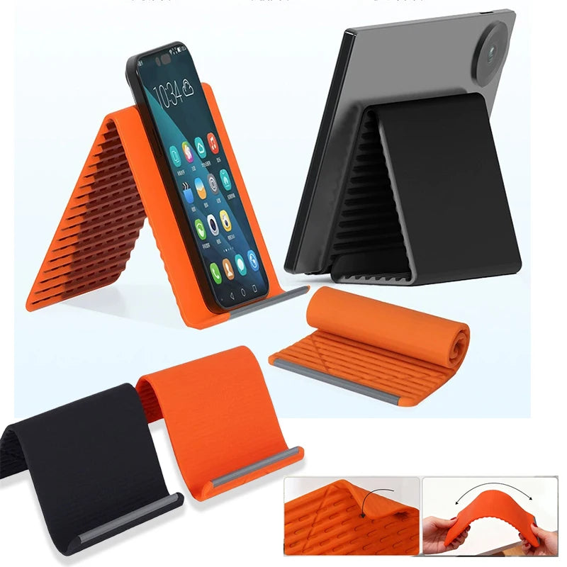 Foldable Silicone Phone Stand – Multi-Angle, Anti-Slip, Portable Phone Stand Babs