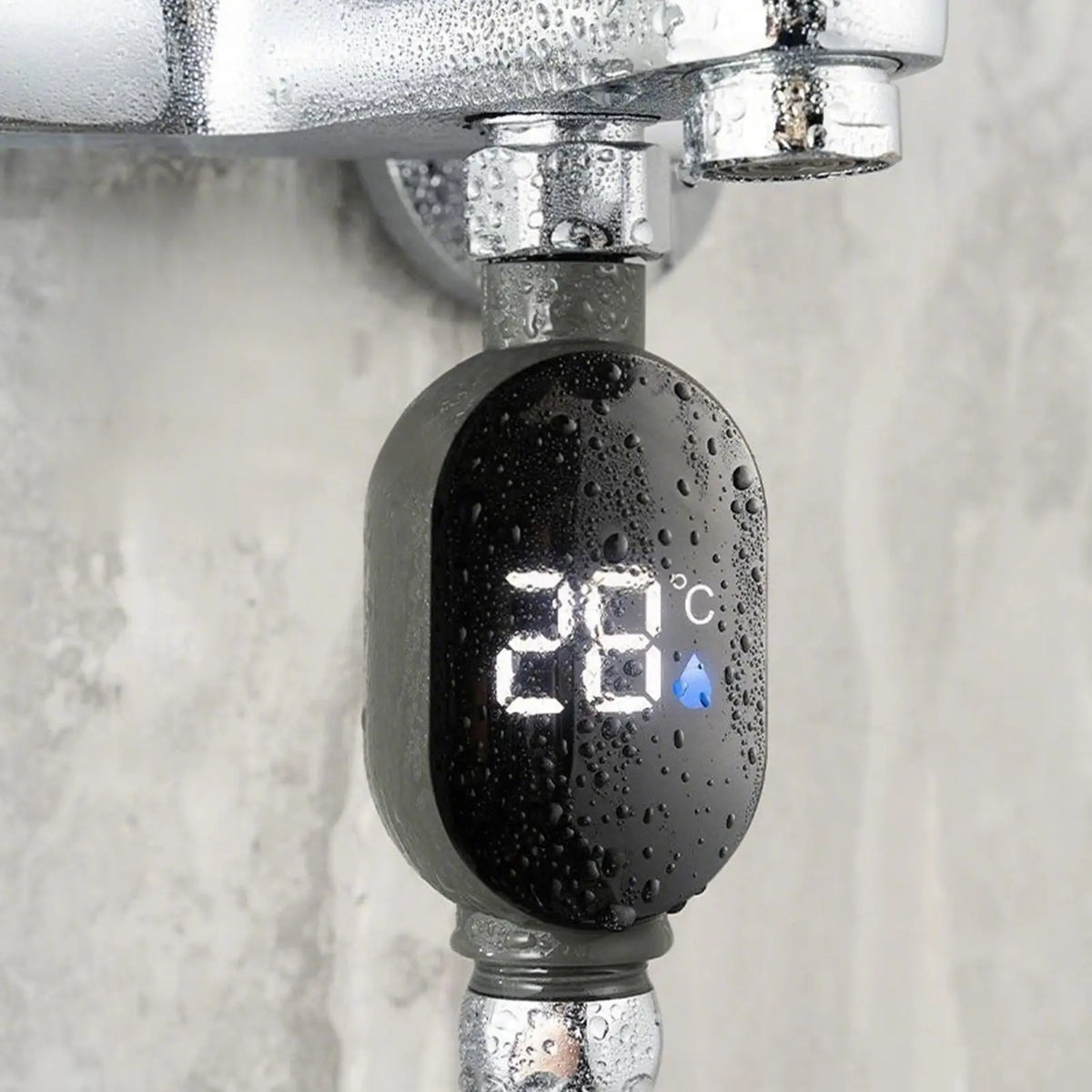 LED Digital Shower Thermometer – Accurate Water Temp Gauge Shower Thermometer Babs